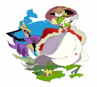 Aegislash Michi Method scene — Scene artwork (Art of Pokémon)