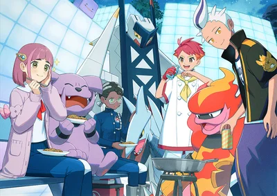 Archaludon Michi Method scene — Scene artwork (Art of Pokémon)