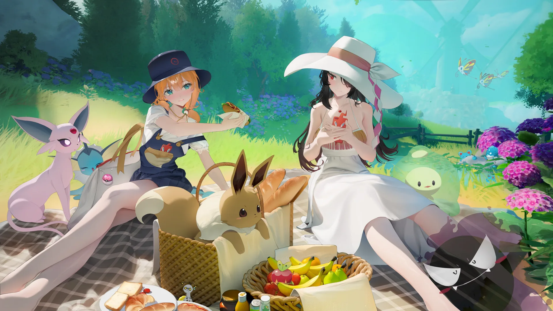 Azumarill Michi Method scene — Scene wallpaper — Azumarill