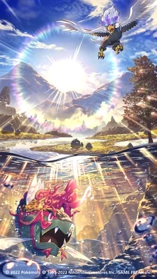 Basculegion Michi Method scene — Scene artwork (Art of Pokémon)