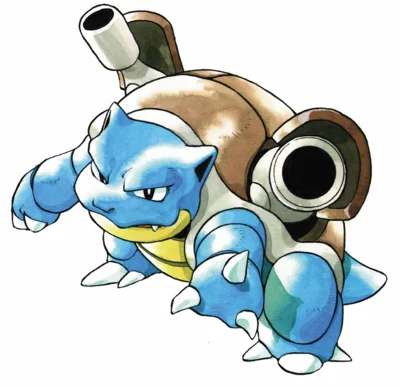 Blastoise Michi Method scene — Scene artwork (Art of Pokémon)