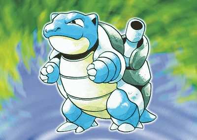 Blastoise Michi Method scene — Scene artwork (Art of Pokémon)