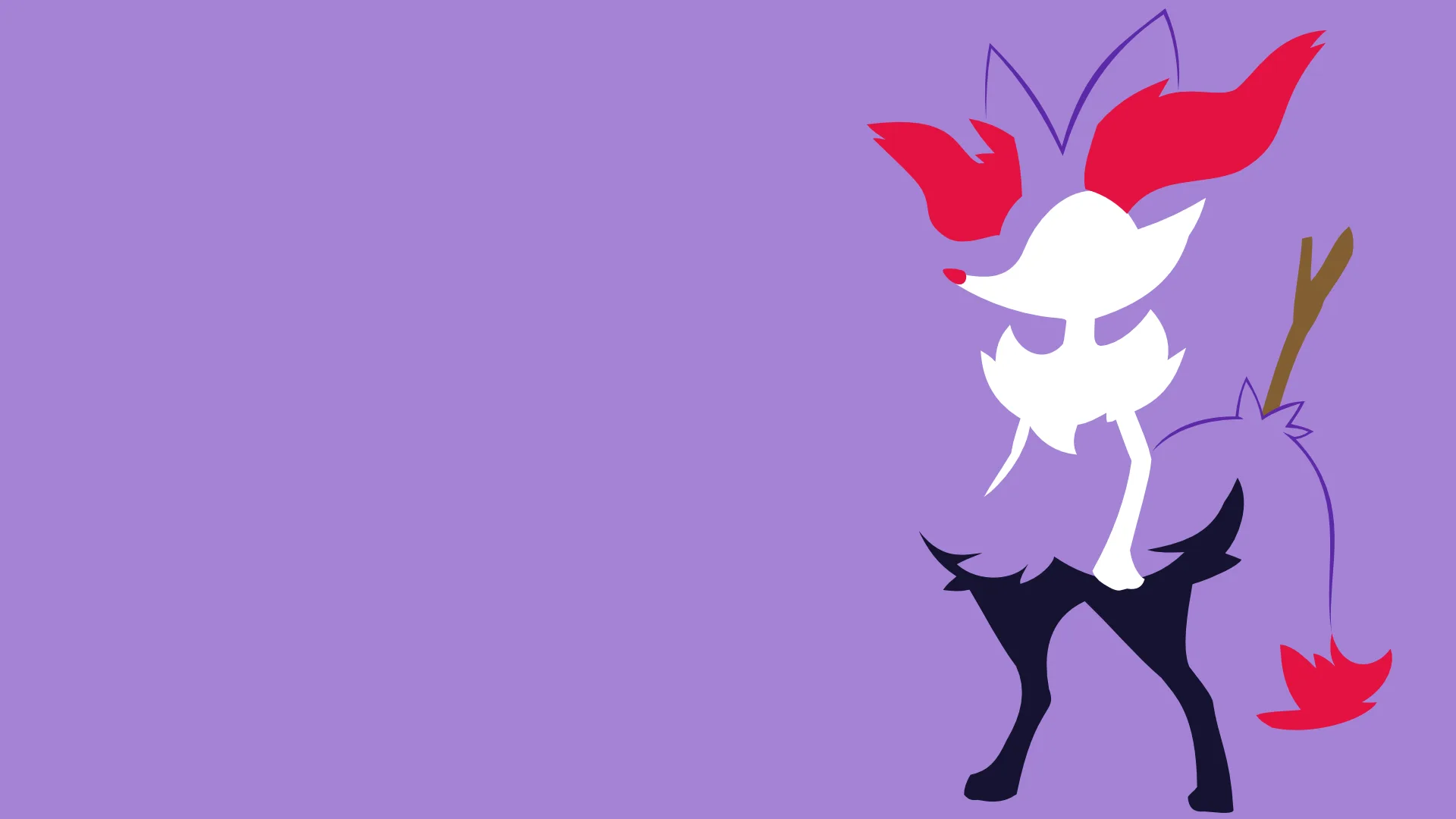 Braixen Michi Method scene — Scene wallpaper — Braixen