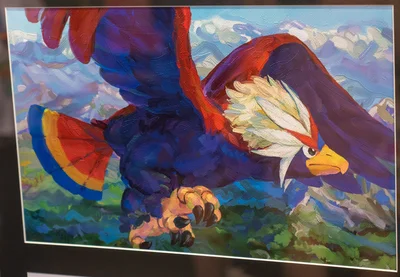 Braviary Michi Method scene — Scene artwork (Art of Pokémon)