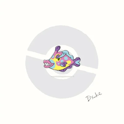 Bruxish Michi Method scene — Scene artwork (Art of Pokémon)