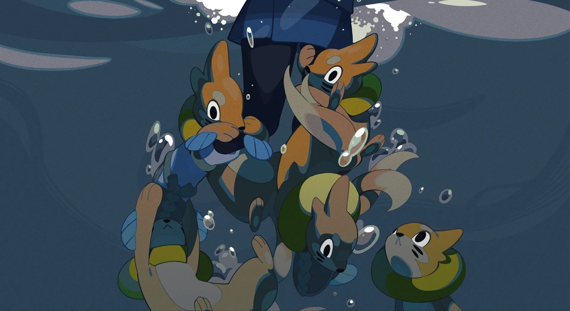 Buizel Michi Method scene — Scene wallpaper — Buizel