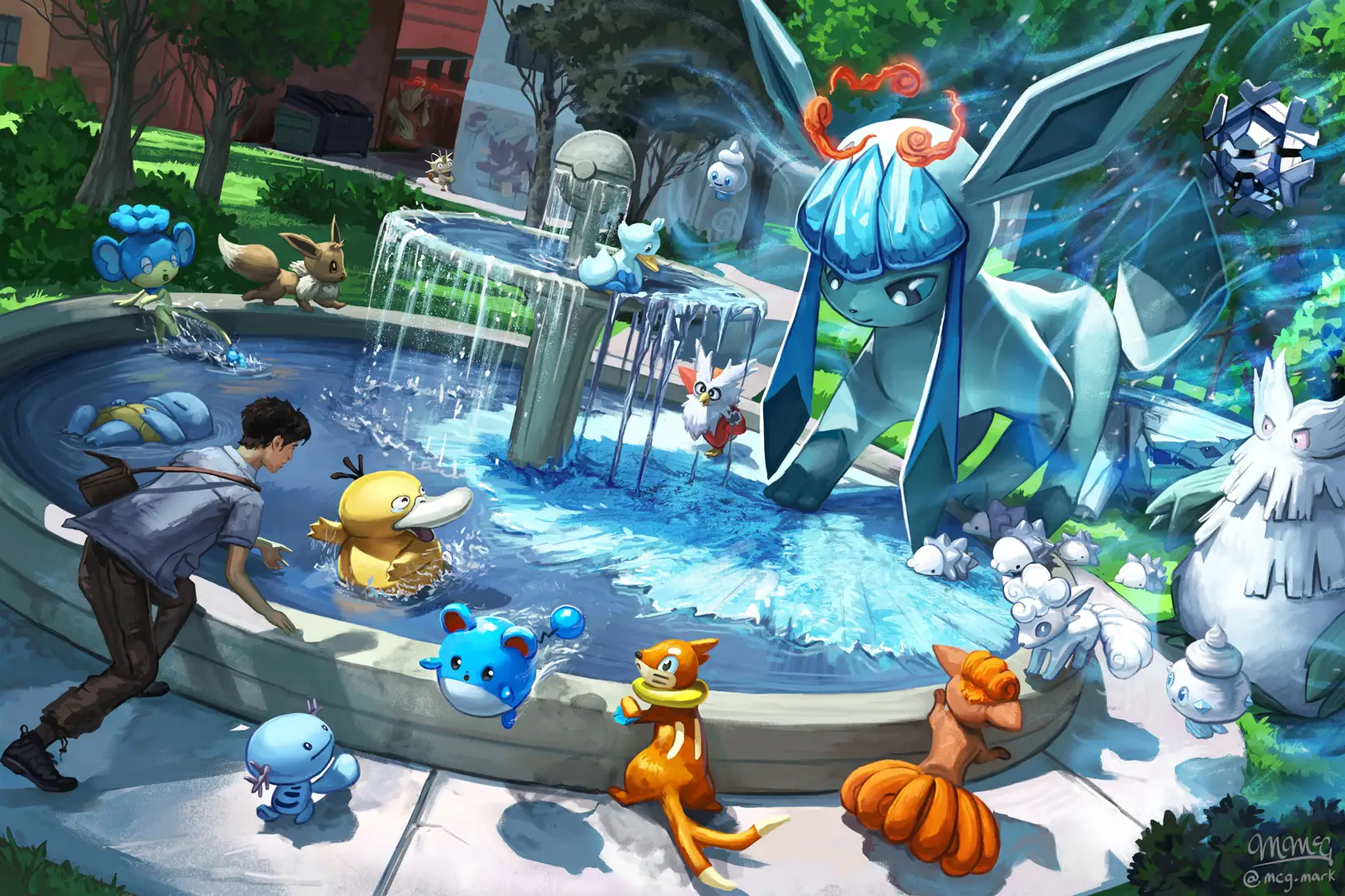 Buizel Michi Method scene — Scene wallpaper — Buizel
