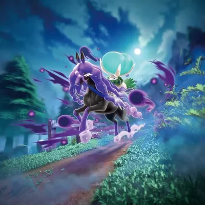 Calyrex Michi Method scene — Scene artwork (Art of Pokémon)