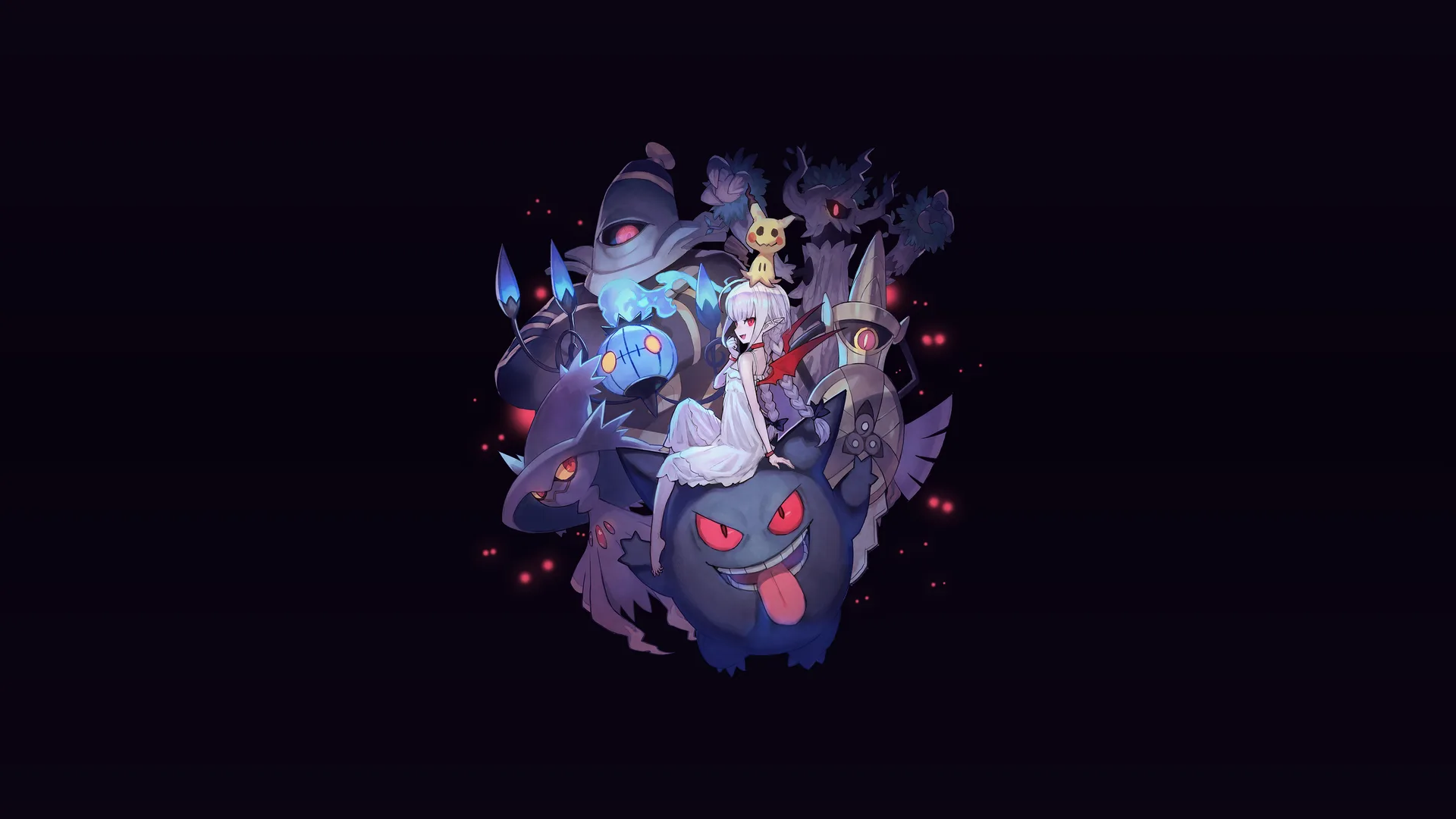 Chandelure Michi Method scene — Scene wallpaper — Chandelure