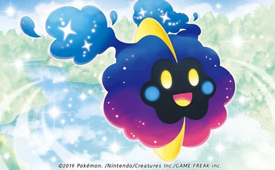 Cosmog Michi Method scene — Scene artwork (Art of Pokémon)