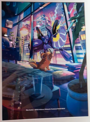 Dachsbun Michi Method scene — Scene artwork (Art of Pokémon)