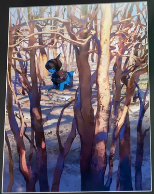 Deino Michi Method scene — Scene artwork (Art of Pokémon)
