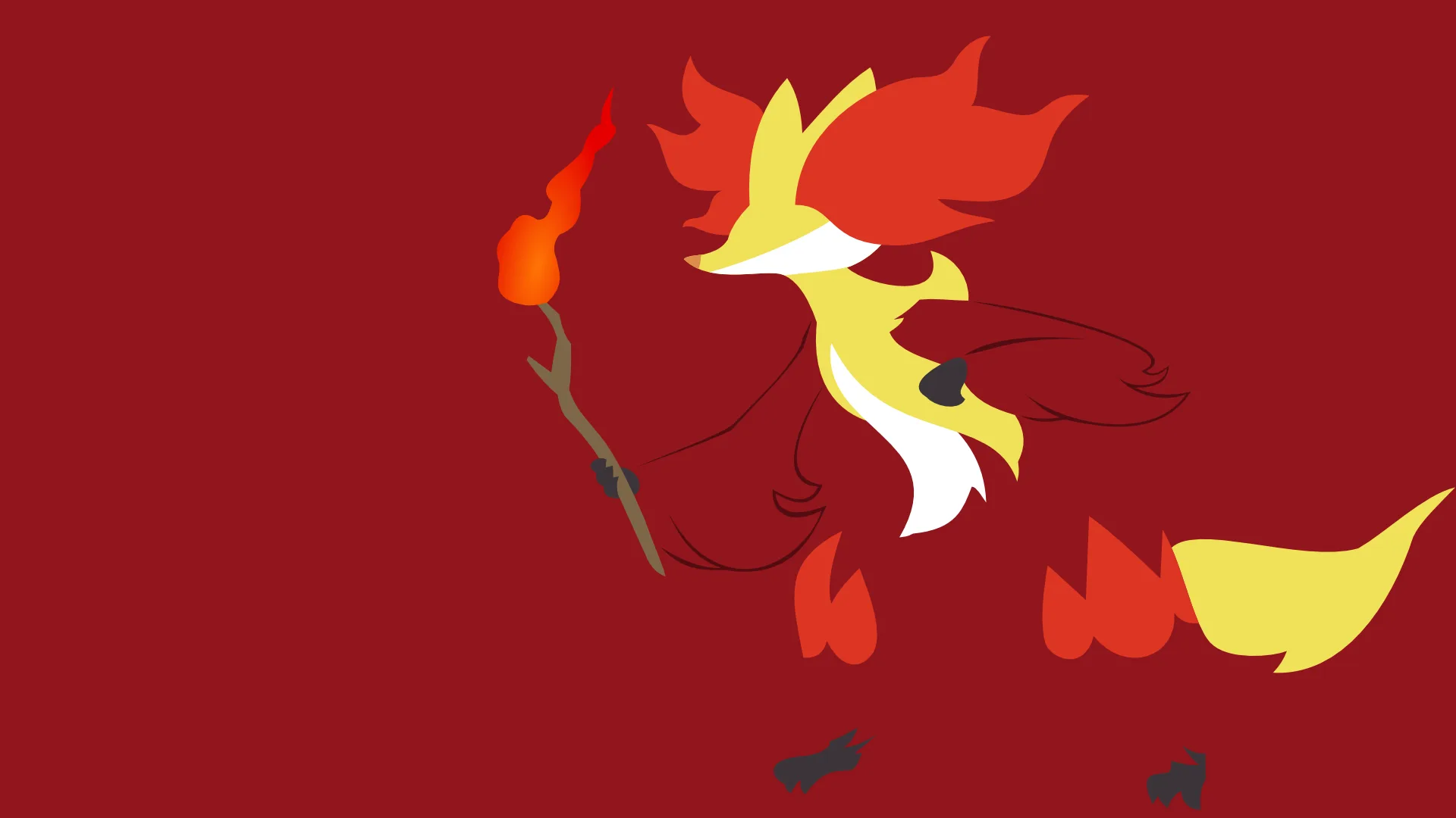 Delphox Michi Method scene — Scene wallpaper — Delphox