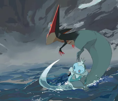 Dragapult Michi Method scene — Scene artwork (Art of Pokémon)