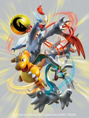 Drampa Michi Method scene — Scene artwork (Art of Pokémon)