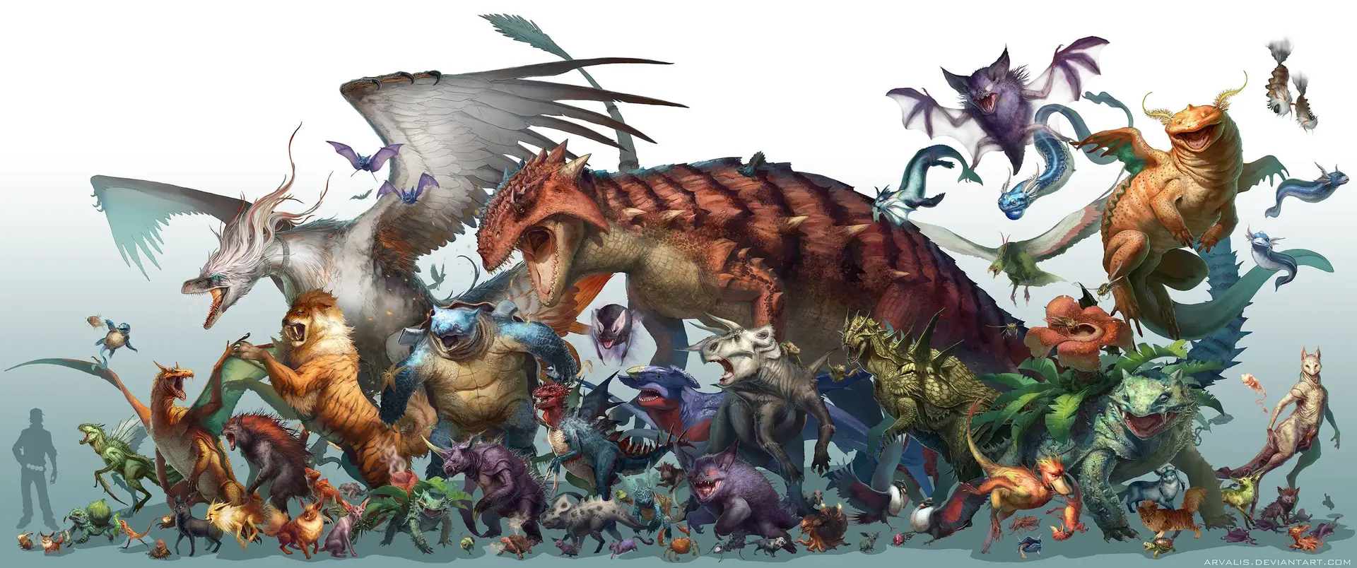 Druddigon Michi Method scene — Scene wallpaper — Druddigon