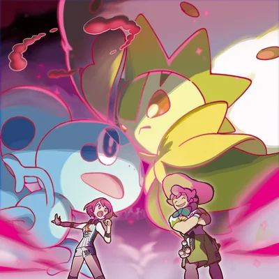 Eldegoss Michi Method scene — Scene artwork (Art of Pokémon)