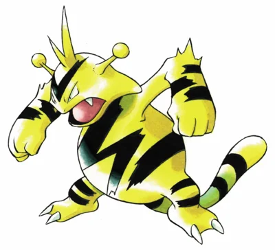 Electabuzz Michi Method scene — Scene artwork (Art of Pokémon)