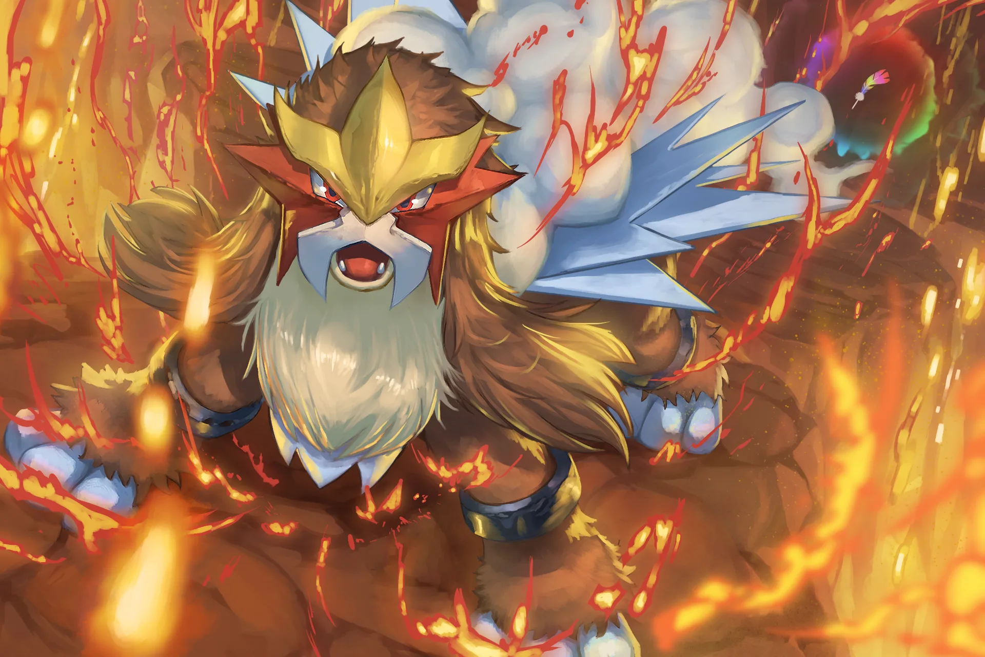 Entei Michi Method scene — Scene wallpaper — Entei