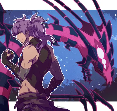 Eternatus Michi Method scene — Scene artwork (Art of Pokémon)