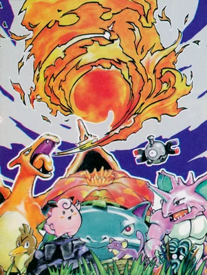 Farfetchd Michi Method scene — Base Set Artwork - Mitsuhiro Arita