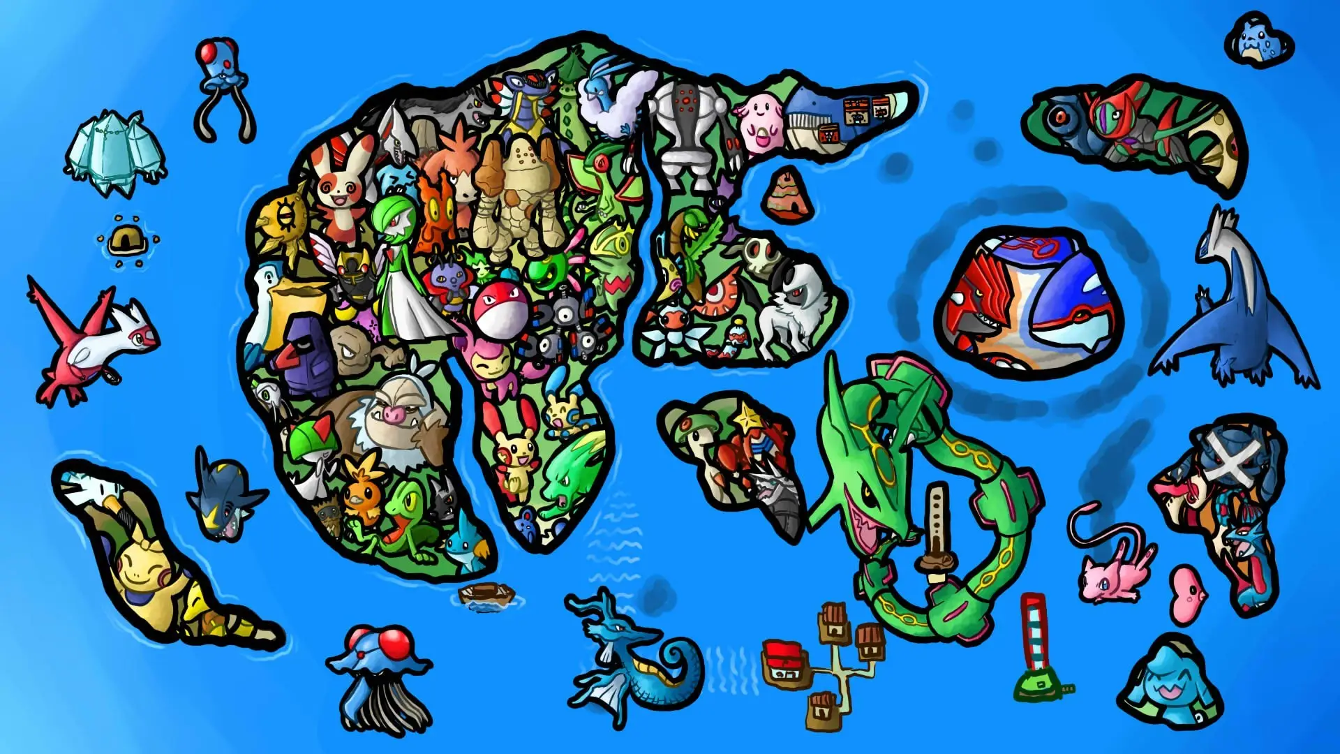 Feebas Michi Method scene — Scene wallpaper — Feebas