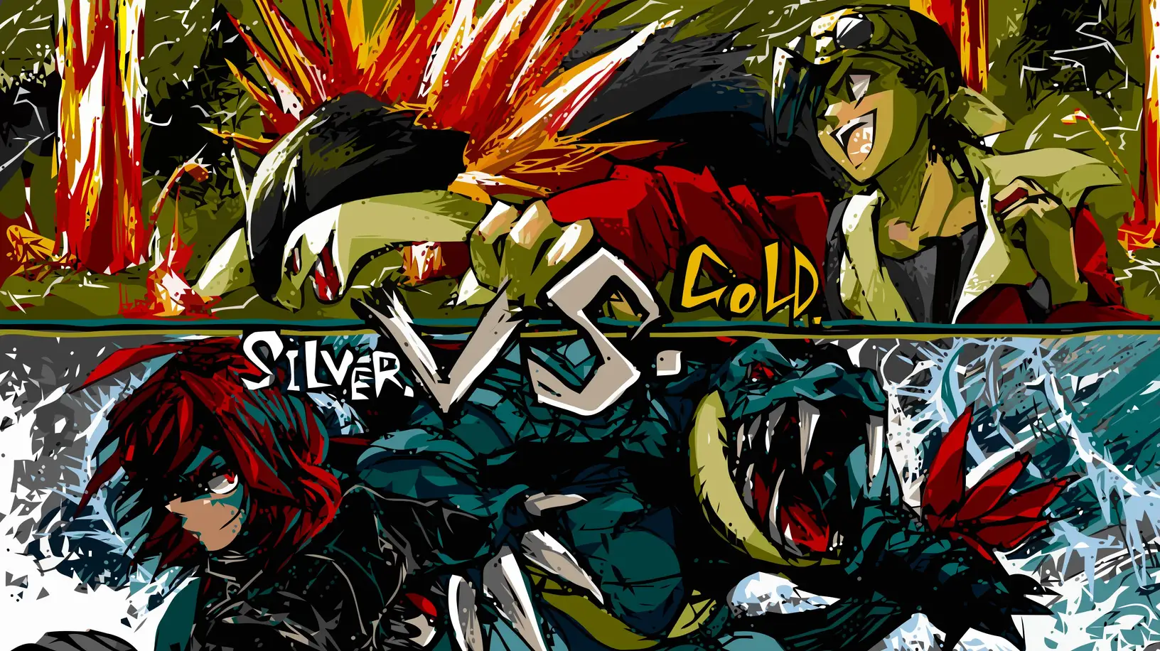 Feraligatr Michi Method scene — Scene wallpaper — Feraligatr