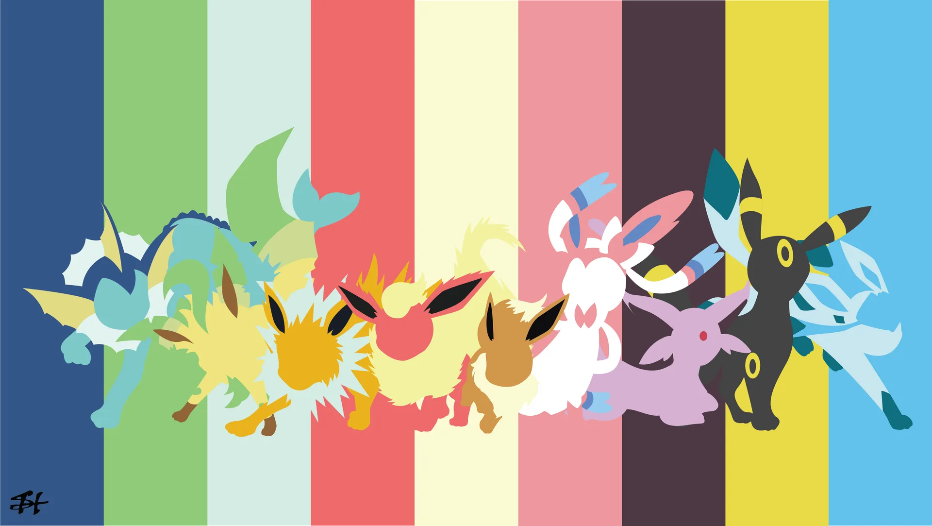 Flareon Michi Method scene — Scene wallpaper — Flareon
