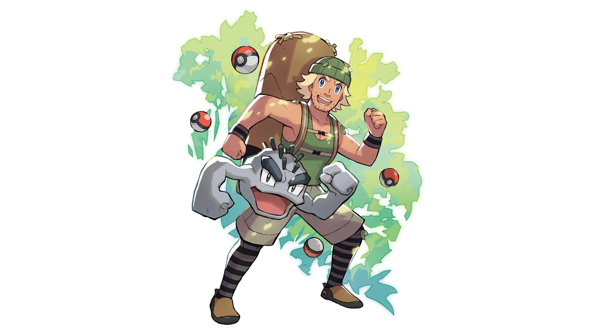 Geodude Michi Method scene — Scene wallpaper — Geodude