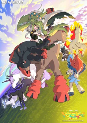 Glastrier Michi Method scene — Scene artwork (Art of Pokémon)