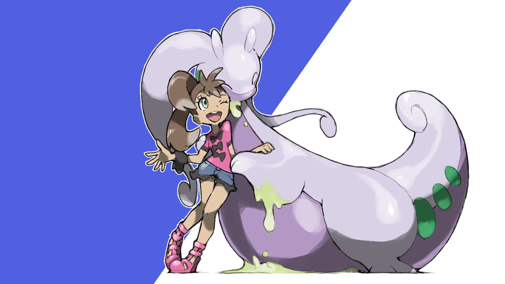 Goodra Michi Method scene — Scene wallpaper — Goodra