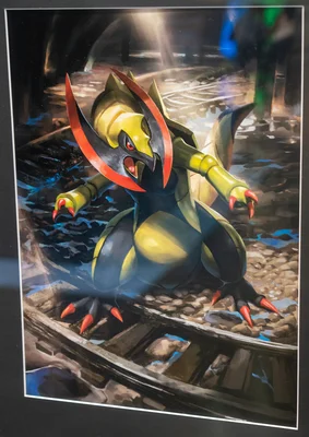 Haxorus Michi Method scene — Scene artwork (Art of Pokémon)