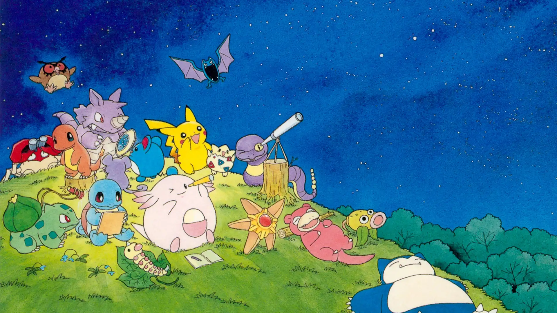 Hoothoot Michi Method scene — Scene wallpaper — Hoothoot