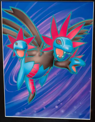 Hydreigon Michi Method scene — Scene artwork (Art of Pokémon)