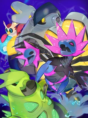 Iron Hands Michi Method scene — Scene artwork (Art of Pokémon)