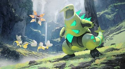 Iron Thorns Michi Method scene — Scene artwork (Art of Pokémon)
