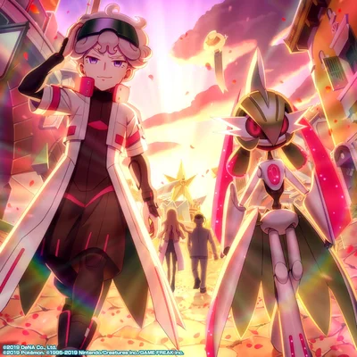 Iron Valiant Michi Method scene — Scene artwork (Art of Pokémon)
