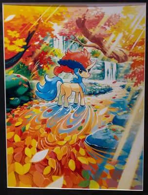 Keldeo Michi Method scene — Scene artwork (Art of Pokémon)