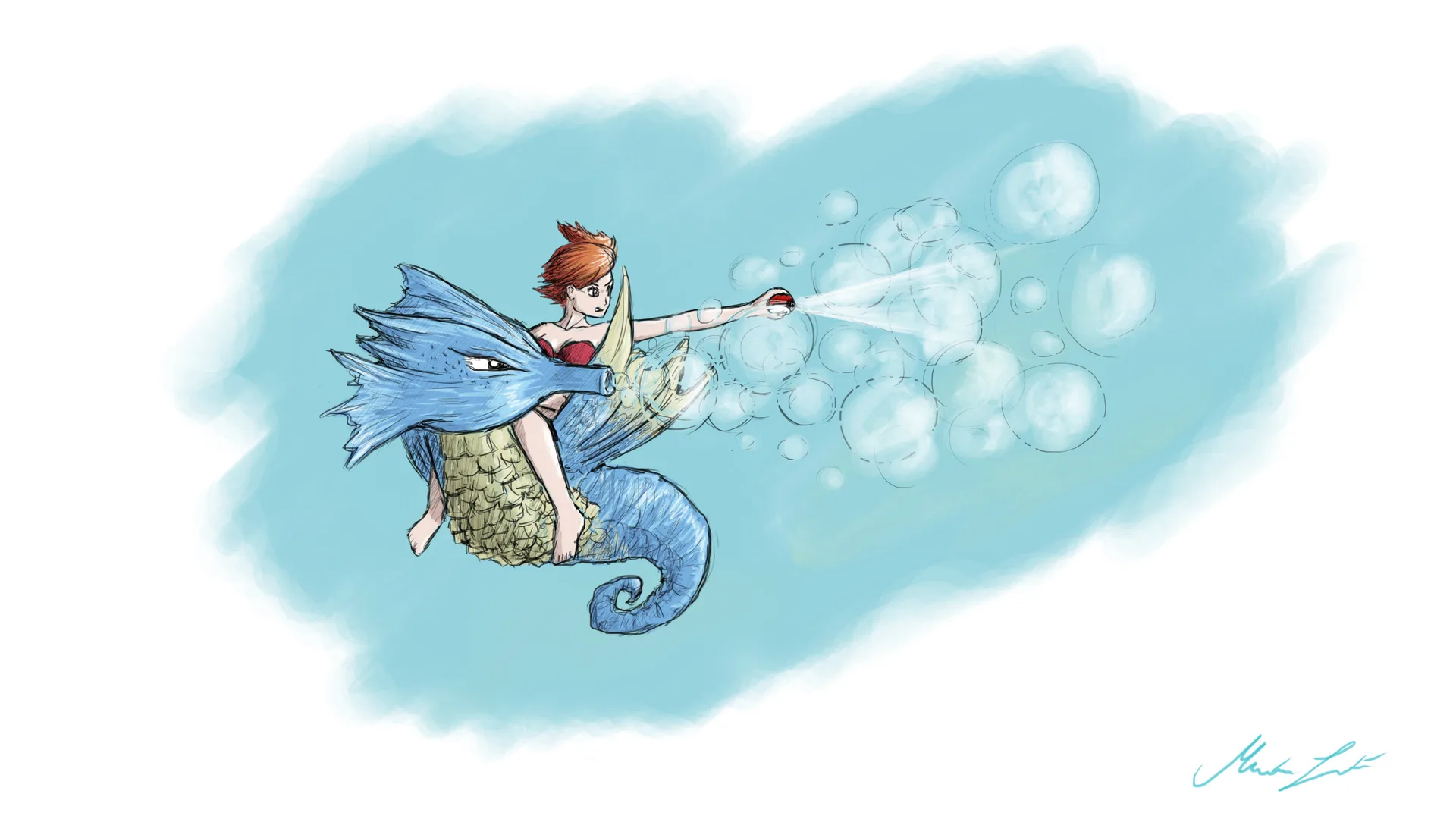 Kingdra Michi Method scene — Scene wallpaper — Kingdra