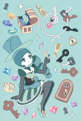 Klefki Michi Method scene — Trainers Collection ~XY Heroine~ Morgan ルミタン
