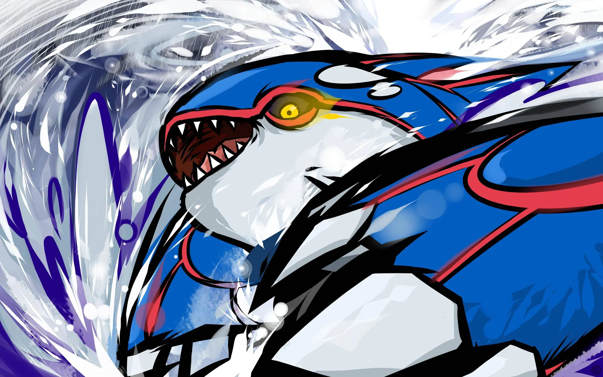 Kyogre Michi Method scene — Scene wallpaper — Kyogre