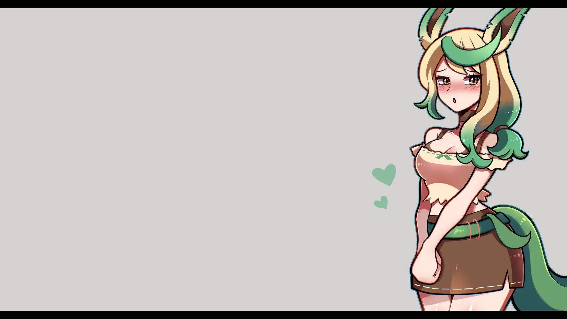 Leafeon Michi Method scene — Scene wallpaper — Leafeon
