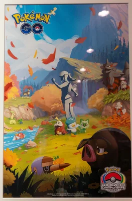 Lechonk Michi Method scene — Scene artwork (Art of Pokémon)