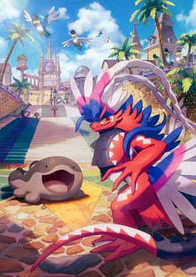 Lechonk Michi Method scene — Start Deck Generations - Koraidon &amp; Paldean Clodsire by Ryota Murayama
