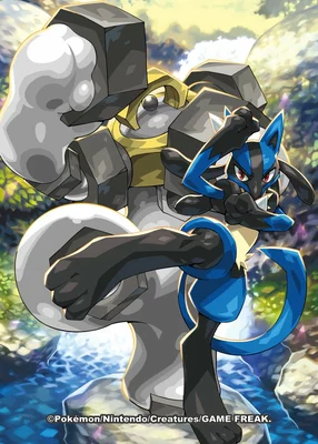 Melmetal Michi Method scene — Scene artwork (Art of Pokémon)