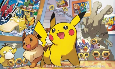 Meltan Michi Method scene — Scene artwork (Art of Pokémon)