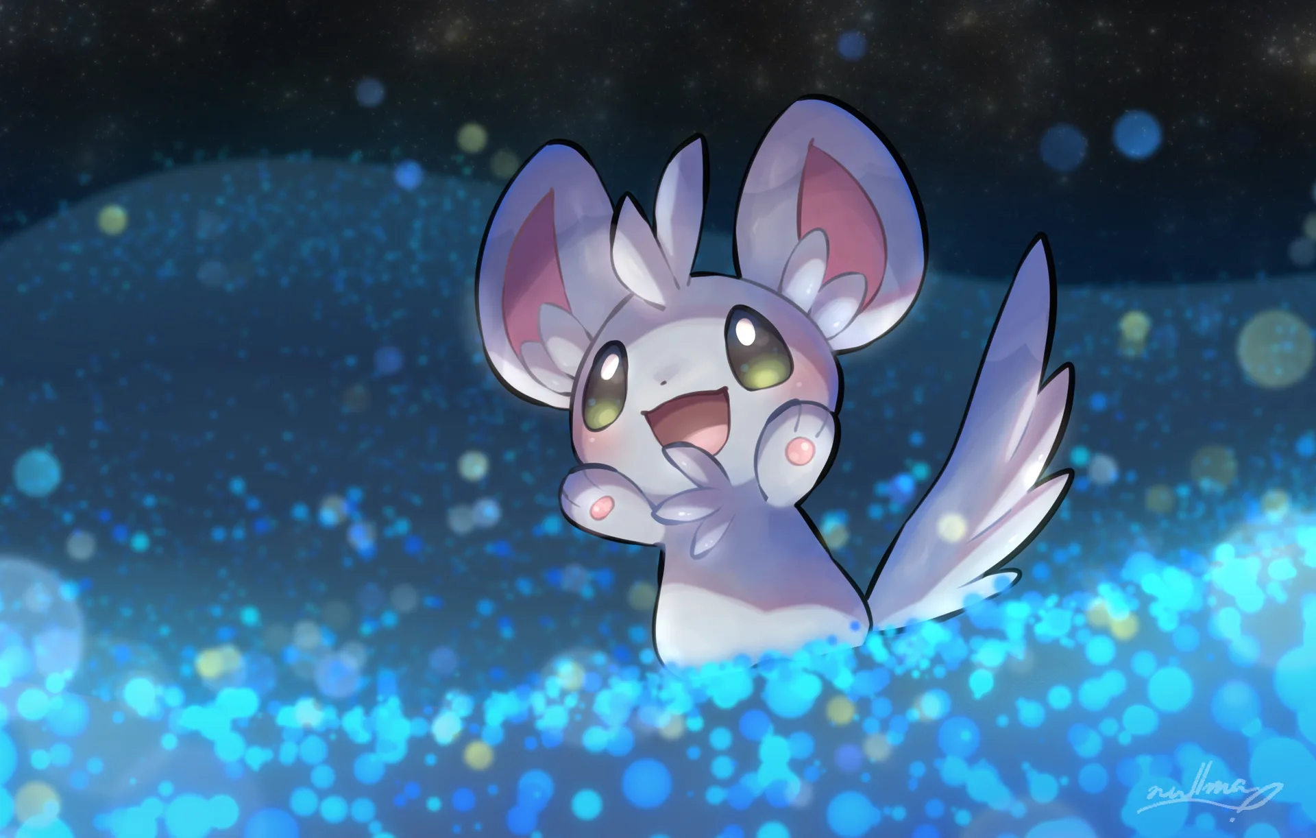Minccino Michi Method scene — Scene wallpaper — Minccino
