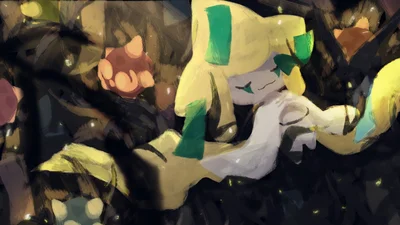 Minior Michi Method scene — Scene artwork (Art of Pokémon)