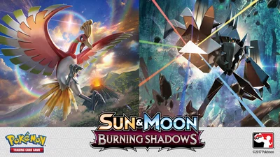 Necrozma Michi Method scene — Artwork - Pokemon TCG Sun and Moon Burning Shadows