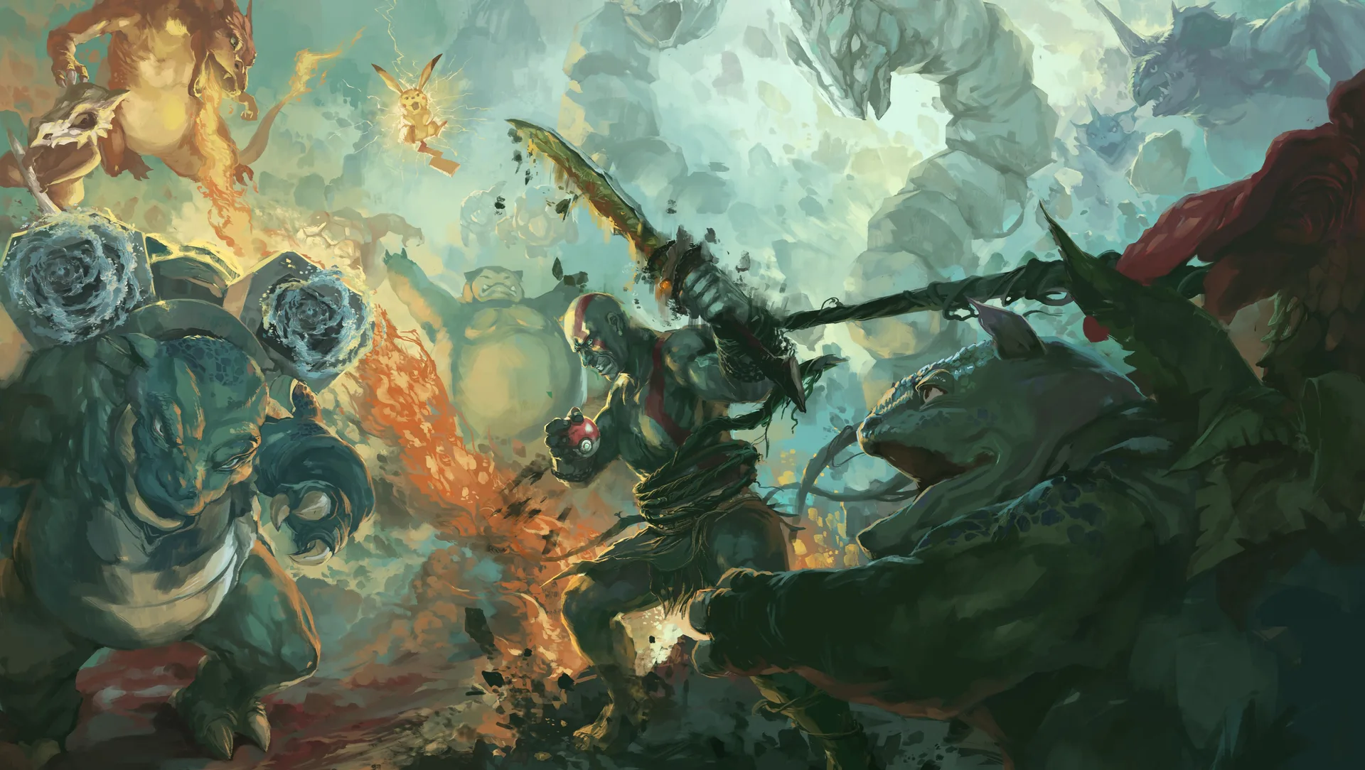Nidoqueen Michi Method scene — Scene wallpaper — Nidoqueen